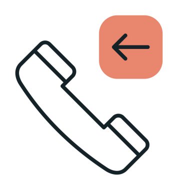 Basit düz gelen arama simgesi vektör illüstrasyon tasarımı