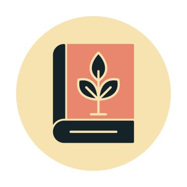 kitap simgesi, vektör illüstrasyonu basit tasarım