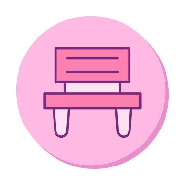 bank simgesi, vektör illüstrasyonu basit tasarım