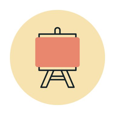 Resim yapmak. Web simgesi basit illüstrasyon