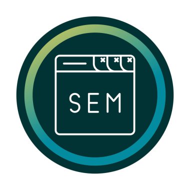 tarayıcı web simgesi, vektör illüstrasyonu 