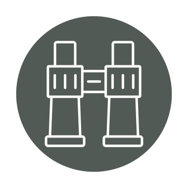 binoküler ikon vektör çizimi