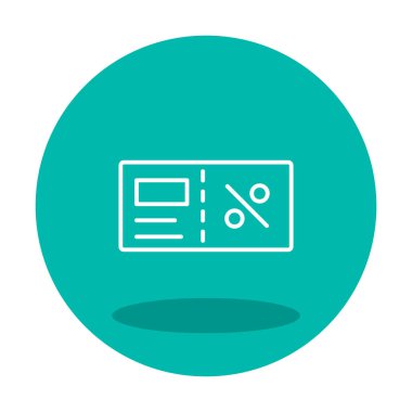 Faturacı Kara Cuma ikon vektör illüstrasyonu  