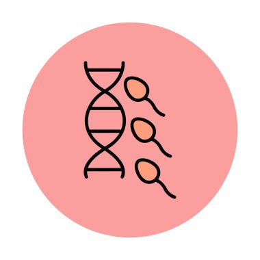 Üreme sisteminin vektör çizgisi çizimi