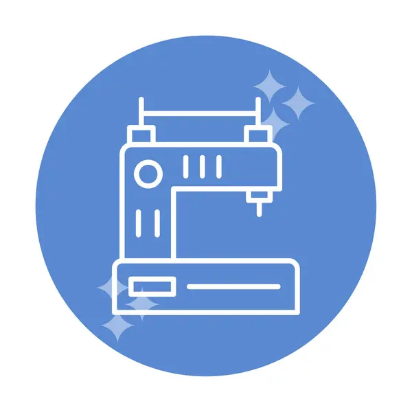 stock vector simple Sewing Machine web vector icon