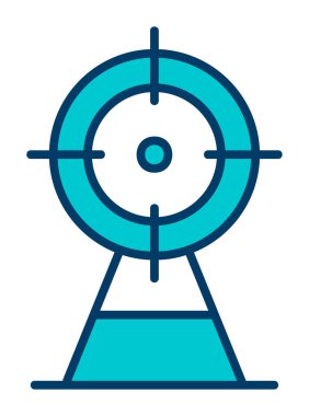 hedef simge, vektör illüstrasyonu basit tasarım