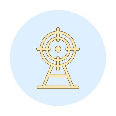 hedef simge, vektör illüstrasyonu basit tasarım