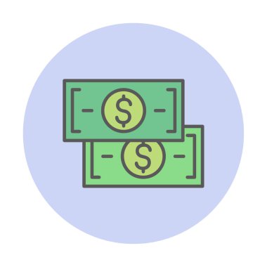 para düz simgesi, vektör illüstrasyonu