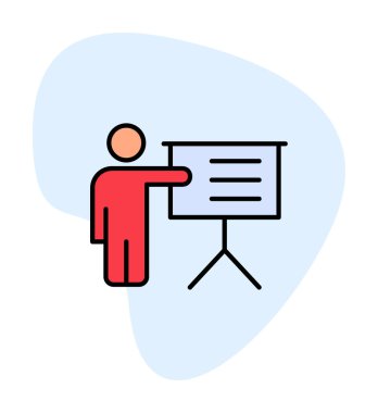 Basit düz eğitim ikonu vektör illüstrasyon tasarımı