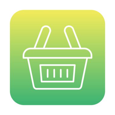 Alışveriş arabası ikon vektör illüstrasyonu 