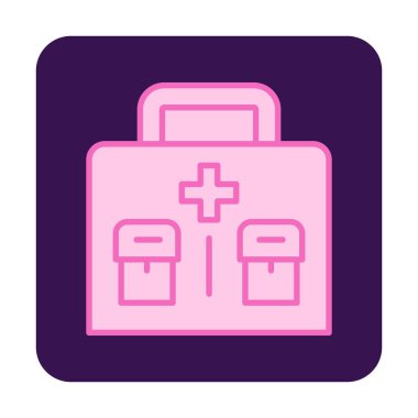 İlk yardım kiti vektör illüstrasyonu