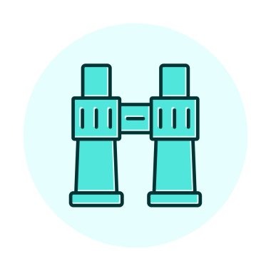 binoküler ikon vektör çizimi