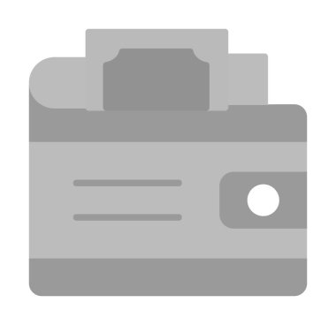 Cüzdan. Web simgesi basit vektör çizimi tasarımı