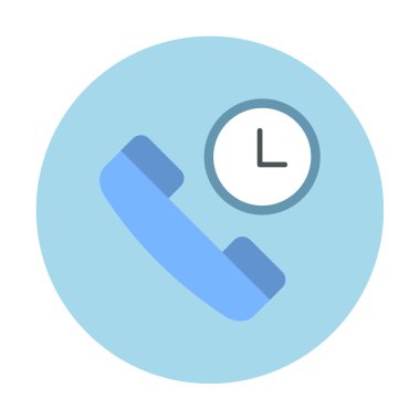 Basit Arama Bekleme simgesi, vektör illüstrasyonu