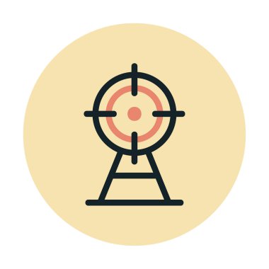 hedef simge, vektör illüstrasyonu basit tasarım