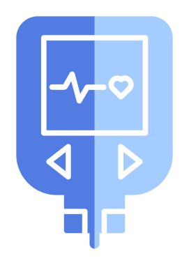 modern basit Glucometer resimleme
