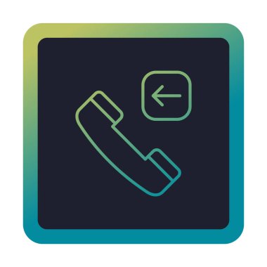 Basit düz gelen arama simgesi vektör illüstrasyon tasarımı