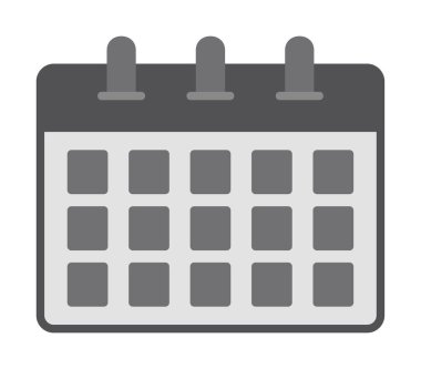 Takvim web simge vektör çizim