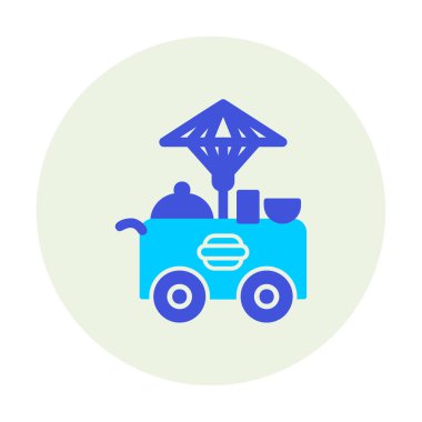 Gıda Oyalama Web simgesi, vektör illüstrasyonu 