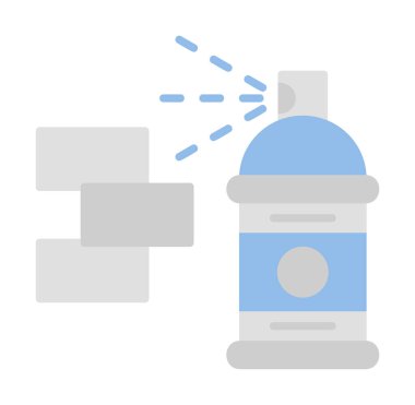 Graffiti web simgesi, vektör illüstrasyonu 