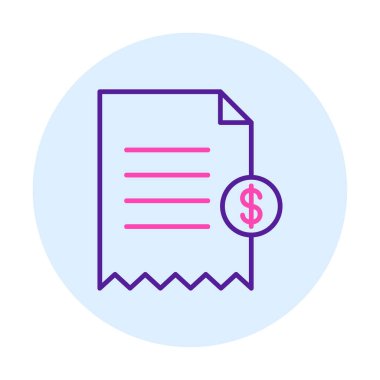 Alışveriş Alımı simgesi vektör illüstrasyonu