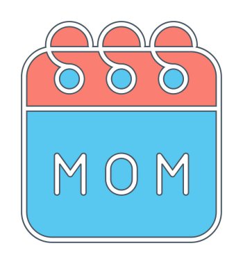 Anne takvimi olayı, vektör illüstrasyonu