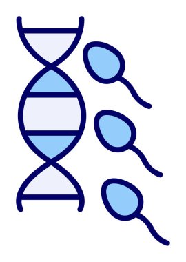 Üreme sisteminin vektör çizgisi çizimi