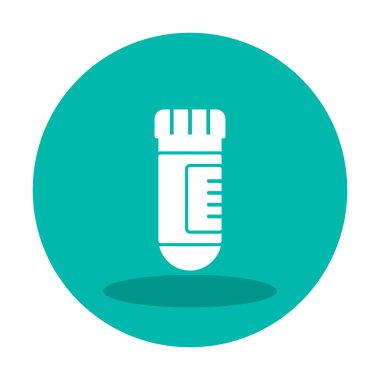 test tüpü modern simge vektör çizimi