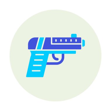 Silah. Web simgesi basit illüstrasyon