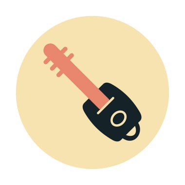 Shamisen vektör simgesi tasarımı