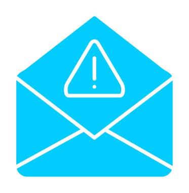 Basit çöp posta harfi simgesi, vektör illüstrasyonu