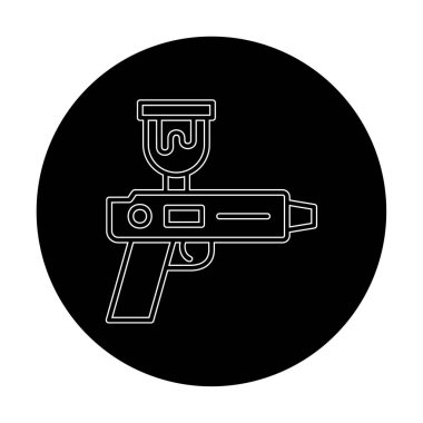 Spray Gun icon vector illustration