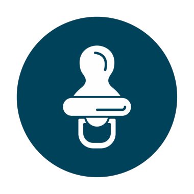 Bebek emziği çizgisi simgesi. doğrusal işaret tasarımı.