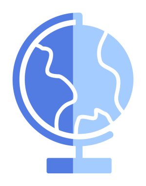 dünya ikonu vektör illüstrasyon tasarımı