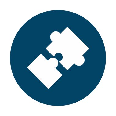 Bulmaca simgesi izole edildi. iş vektörü illüstrasyon tasarım şablonu