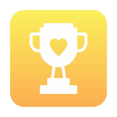 kupa vektör simgesi basit tasarım