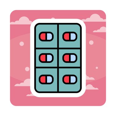 hapları web simgesi, vektör çizim 