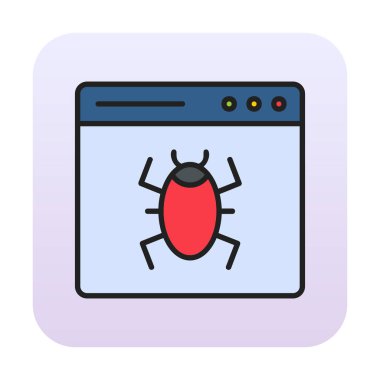 Yasak web sitesi vektör simgesi 