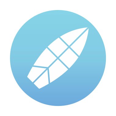 sörf tahtası vektör illüstrasyonu modern simge