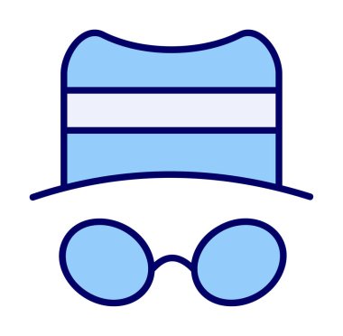 Basit casus yazılım simgesi, vektör illüstrasyonu