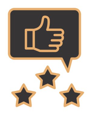 Grafik Gözden Geçirme simgesi vektör çizimi tasarımı