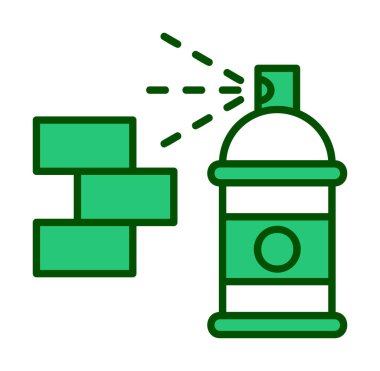 Graffiti web simgesi, vektör illüstrasyonu 