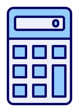 hesap makinesi web simge vektör çizim