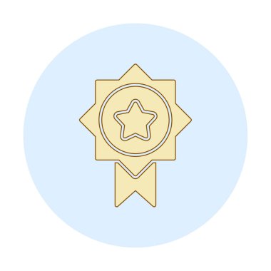 Ödül ikonu vektör illüstrasyonu. Ödül                        