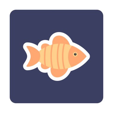 Arkaplanda grafik balık resimleme