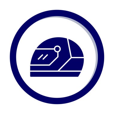 Kask simge vektör çizim yarış                 