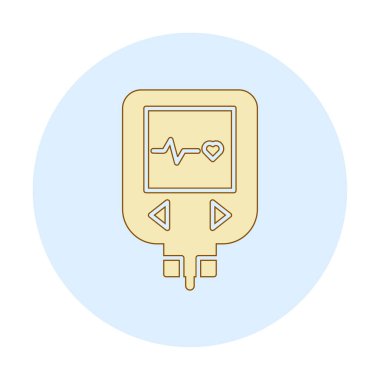 modern basit Glucometer resimleme
