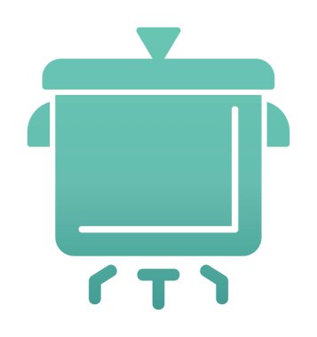 Pişirme vektörü düz simge. Pişirme Otu                   