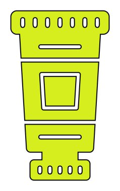 Modern Yağlı Boya simgesinin vektör çizimi                      