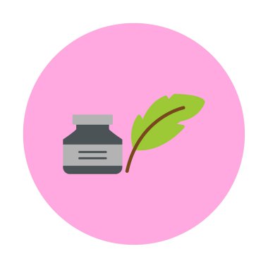 Quill ve Ink vektör simgesi